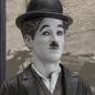 Mobile Preview: CHARLIE CHAPLIN "DOG'S LIFE" W/LIGHT RESIN STATUE