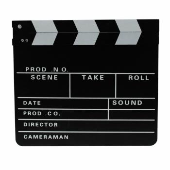 Film clapper / director's flap 30 x 26 cm